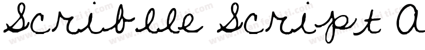 Scriblle Script Alt字体转换